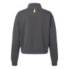 Women's Garment-Dyed Mid-Length Quarter-Zip Sweatshirt Thumbnail
