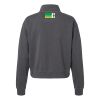 Women's Garment-Dyed Mid-Length Quarter-Zip Sweatshirt Thumbnail