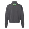 Women's Garment-Dyed Mid-Length Quarter-Zip Sweatshirt Thumbnail