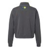 Women's Garment-Dyed Mid-Length Quarter-Zip Sweatshirt Thumbnail
