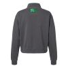 Women's Garment-Dyed Mid-Length Quarter-Zip Sweatshirt Thumbnail