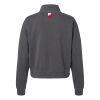 Women's Garment-Dyed Mid-Length Quarter-Zip Sweatshirt Thumbnail