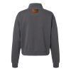 Women's Garment-Dyed Mid-Length Quarter-Zip Sweatshirt Thumbnail