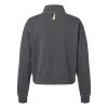 Women's Garment-Dyed Mid-Length Quarter-Zip Sweatshirt Thumbnail