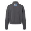Women's Garment-Dyed Mid-Length Quarter-Zip Sweatshirt Thumbnail