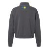 Women's Garment-Dyed Mid-Length Quarter-Zip Sweatshirt Thumbnail