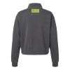 Women's Garment-Dyed Mid-Length Quarter-Zip Sweatshirt Thumbnail