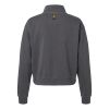 Women's Garment-Dyed Mid-Length Quarter-Zip Sweatshirt Thumbnail