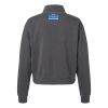 Women's Garment-Dyed Mid-Length Quarter-Zip Sweatshirt Thumbnail