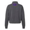 Women's Garment-Dyed Mid-Length Quarter-Zip Sweatshirt Thumbnail
