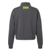 Women's Garment-Dyed Mid-Length Quarter-Zip Sweatshirt Thumbnail