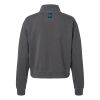 Women's Garment-Dyed Mid-Length Quarter-Zip Sweatshirt Thumbnail