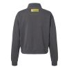 Women's Garment-Dyed Mid-Length Quarter-Zip Sweatshirt Thumbnail