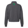 Women's Garment-Dyed Mid-Length Quarter-Zip Sweatshirt Thumbnail