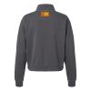 Women's Garment-Dyed Mid-Length Quarter-Zip Sweatshirt Thumbnail
