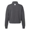 Women's Garment-Dyed Mid-Length Quarter-Zip Sweatshirt Thumbnail