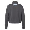 Women's Garment-Dyed Mid-Length Quarter-Zip Sweatshirt Thumbnail