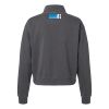 Women's Garment-Dyed Mid-Length Quarter-Zip Sweatshirt Thumbnail