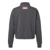 Women's Garment-Dyed Mid-Length Quarter-Zip Sweatshirt Thumbnail