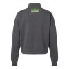 Women's Garment-Dyed Mid-Length Quarter-Zip Sweatshirt Thumbnail