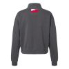 Women's Garment-Dyed Mid-Length Quarter-Zip Sweatshirt Thumbnail
