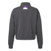 Women's Garment-Dyed Mid-Length Quarter-Zip Sweatshirt Thumbnail