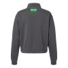 Women's Garment-Dyed Mid-Length Quarter-Zip Sweatshirt Thumbnail
