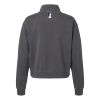 Women's Garment-Dyed Mid-Length Quarter-Zip Sweatshirt Thumbnail