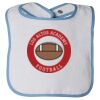 Infant Contrast Trim Terry Bib Thumbnail