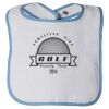 Infant Contrast Trim Terry Bib Thumbnail