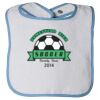 Infant Contrast Trim Terry Bib Thumbnail