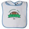Infant Contrast Trim Terry Bib Thumbnail
