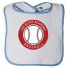 Infant Contrast Trim Terry Bib Thumbnail