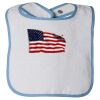 Infant Contrast Trim Terry Bib Thumbnail