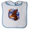 Infant Contrast Trim Terry Bib Thumbnail