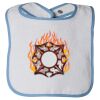 Infant Contrast Trim Terry Bib Thumbnail