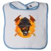 Infant Contrast Trim Terry Bib Thumbnail