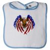 Infant Contrast Trim Terry Bib Thumbnail