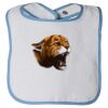 Infant Contrast Trim Terry Bib Thumbnail