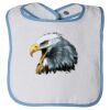 Infant Contrast Trim Terry Bib Thumbnail
