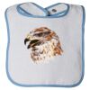 Infant Contrast Trim Terry Bib Thumbnail