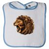 Infant Contrast Trim Terry Bib Thumbnail