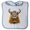 Infant Contrast Trim Terry Bib Thumbnail