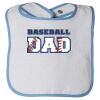 Infant Contrast Trim Terry Bib Thumbnail
