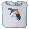 Infant Contrast Trim Terry Bib Thumbnail