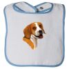Infant Contrast Trim Terry Bib Thumbnail