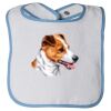 Infant Contrast Trim Terry Bib Thumbnail