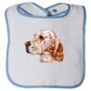 Infant Contrast Trim Terry Bib Thumbnail