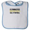 Infant Contrast Trim Terry Bib Thumbnail