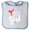 Infant Contrast Trim Terry Bib Thumbnail